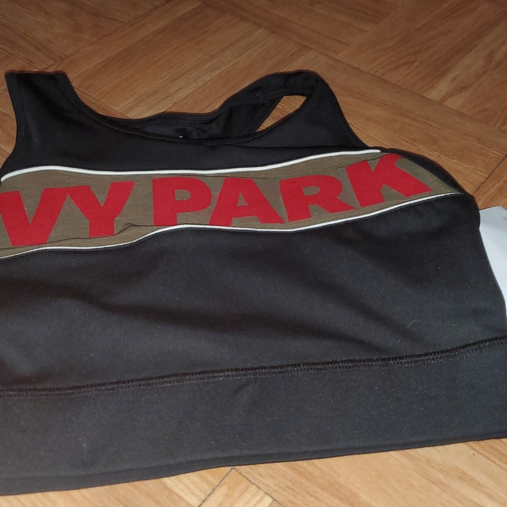Beyonce X IVY PARK Strappy Sports Bra Back S